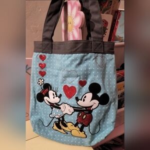 Loungefly ❤️ Logo Disney Minnie and Mickey Mouse Tote